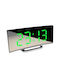 Macvi Tabletop Digital LED Clock With Green Alarm Clock MCV-01478