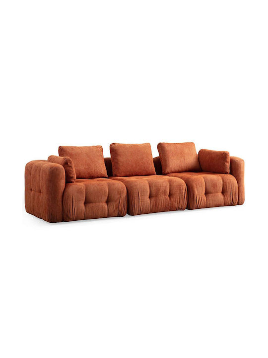 Amaris Dreisitzer Sofa Orange 290x100x65cm