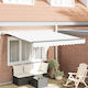 vidaXL Awning fabric White