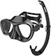 Seac Seac Tauchmaske mit Schnorchel Capri-Top Schwarze