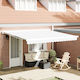 vidaXL Awning fabric White
