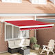 vidaXL Awning fabric Red