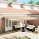 vidaXL Awning fabric Yellow