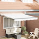 vidaXL Awning fabric White