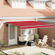 vidaXL Awning fabric Red