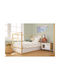 24home.gr Baby Duvet Cover Cloudy Bear White-Olive 120x160cm