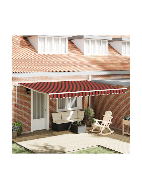 vidaXL Terrace Wall Tent Orange 4.5x3cm
