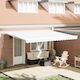 vidaXL Awning fabric White 3.5x4.5m