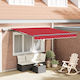 vidaXL Awning fabric Red