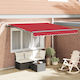 vidaXL Awning fabric Red