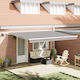 vidaXL Awning fabric Gray