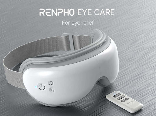 Dispozitiv De Masaj Pentru Ochi Renpho Telecomandă Funcție De Încălzire Masaj Bluetooth Muzică Ochelari De Masaj Reîncărcabili Ameliorarea Durerii Ochi Îmbunătățirea Ochiului Uscat Îmbunătățirea Somnului