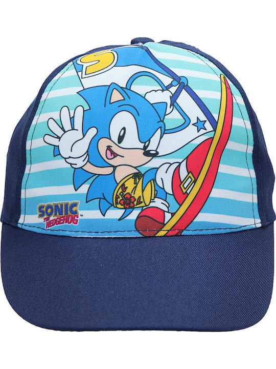 Sega Kids' Hat Jockey Fabric Sonic Navy Blue