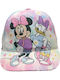 Disney Παιδικό Καπέλο Jockey Υφασμάτινο Minnie Mouse Ροζ