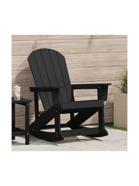 Schaukelstuhl Kunststoff Black 73.5x92x90εκ.
