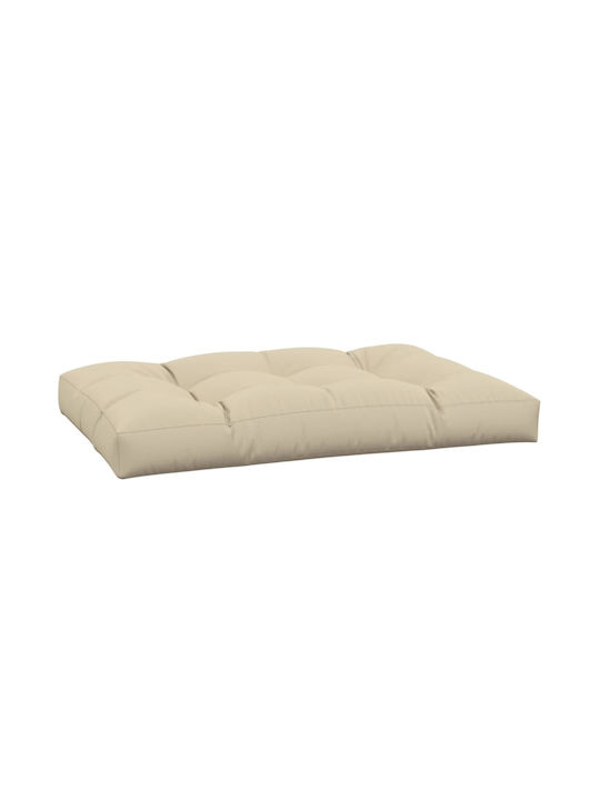 vidaXL Sitzbank-Kissen Palette Beige 80x120cm