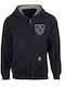 Kids Sweatshirt Cardigan with Hood Black