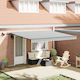 vidaXL Awning fabric Green 3x4m