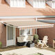 vidaXL Awning fabric Green 3.5x4m