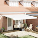 vidaXL Awning fabric White