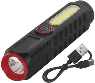 Emos Rechargeable Flashlight LED with Maximum Brightness 120lm