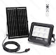 Aigostar Waterproof Solar LED Floodlight 100W Cold White 6500K with Remote Control IP65