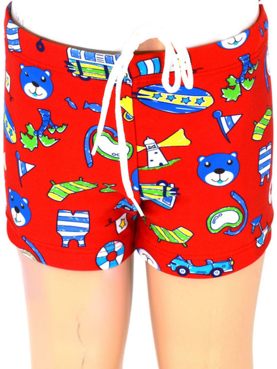 Ferrari Group Kids Swimwear Swim Shorts Red