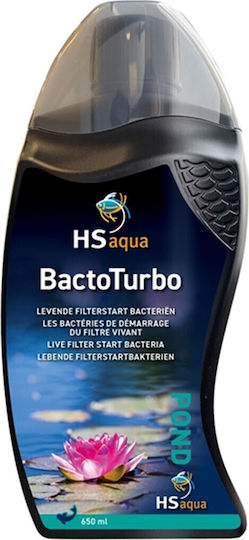 Hs Aqua Pond Bacto Turbo 650 Ml 26.000 L Βελτιωτικά Νερού Ενυδρείου