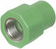 Interplast Pipe Niple Fittings Green Φ25x3/4'' Female 007-003-383