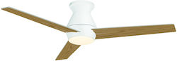 United 132cm με Φως Καφέ / Λευκός UCF-5211 United 132cm με Φως Καφέ / Λευκός UCF-5211