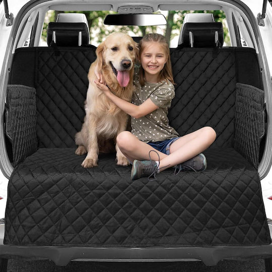 Capacul Portbagajului Mașinii Protecție Transport Animale Câini Pisici Universal Spații De Depozitare Impermeabil Rezistent La Zgârieturi Antiderapant Negru