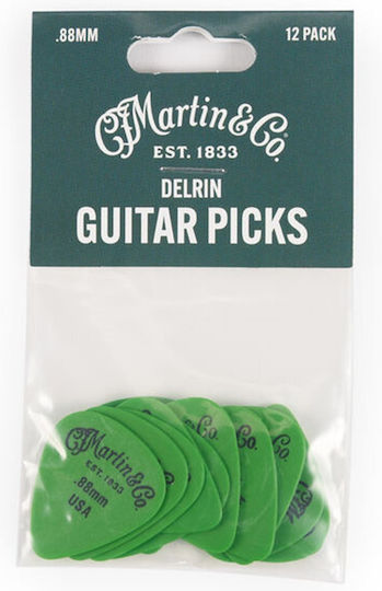 Martin & Co Martin 351 Delrin Green Πέννες 88mm 12 Τεμάχια