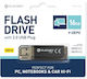 Platinet Pendrive 16GB USB 2.0 Stick Schwarz