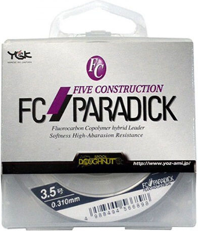 Πετονιά Ygk Fc-paradick-90 Fluorocarbon 50m 0.185mm 1.2