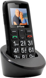 Artfone C1+ Dual SIM Κινητό με Μεγάλα Κουμπιά Μαύρο