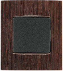 Arcada Lemn Wenge Buton Simplu