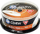 HP Επανεγγράψιμα CD-RW 12x 700MB Cake Box 25τμχ