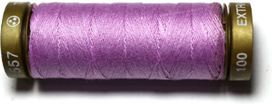 Tre Stelle 100% Cotton Sewing Thread Col 557 Purple Lilac 1pc 100mtr