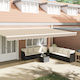 vidaXL Markisen- und Sonnenschirmtücher & Gestelle Beige mit PU-Beschichtung 0,2x5,8 m