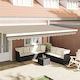 vidaXL Awning fabric Beige 0.2x4.8m