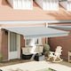 vidaXL Awning fabric Green 3x4m