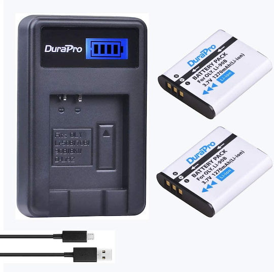 Batterieladegerät Kompatibel mit Olympus