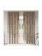 vidaXL Set Curtains for Window with Pencil Pleat Ecru 140x260cm