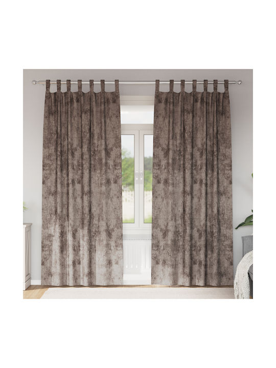 vidaXL vidaXL Window Curtain Set with Tab Top B...