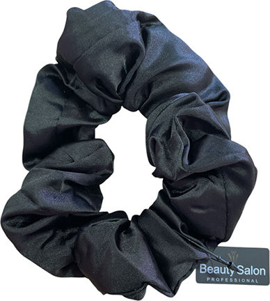 Beauty Salon Σούρα Μαλλιών Μαύρη Σατέν Große