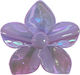 Beauty Salon Claw Flower Colored Glass Hair Clips