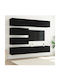 Living Room TV Unit Black Oak L100xW30xH30cm
