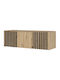 LH Home Furniture Rectangular Loft Closet made of Particleboard Natural 155x50x9.5cm P_NLL_24tp_3D_art 1pcs