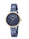 Strand by Obaku Women's Watch with Blue Metal Bracelet