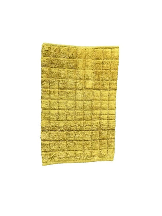 Antiderapant Covoraș de Baie Bumbac 100-1193-5 Galben 50x80buc